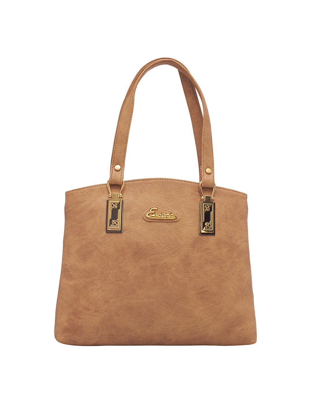 Buy ESBEDA Peach Color Solid Pattern Croco Handbag For Women at Amazon.in
