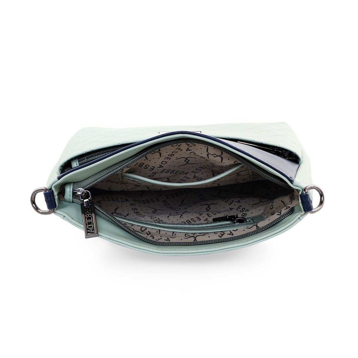 Buy ESBEDA Green Color Croco Texture Mini Sling Bag For Women at Amazon.in