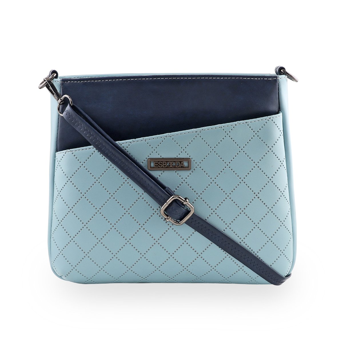 Buy ESBEDA Beige Color Puller Solid Sling Bag for Women (M) Online