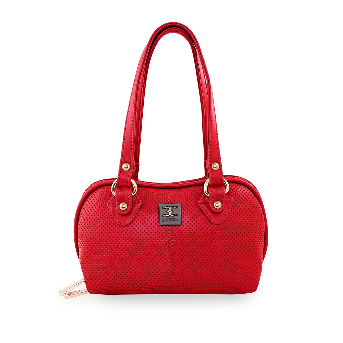 Buy ESBEDA Blood Red Colour Croco Acrylic Handle handbag For Womens at  Amazon.in