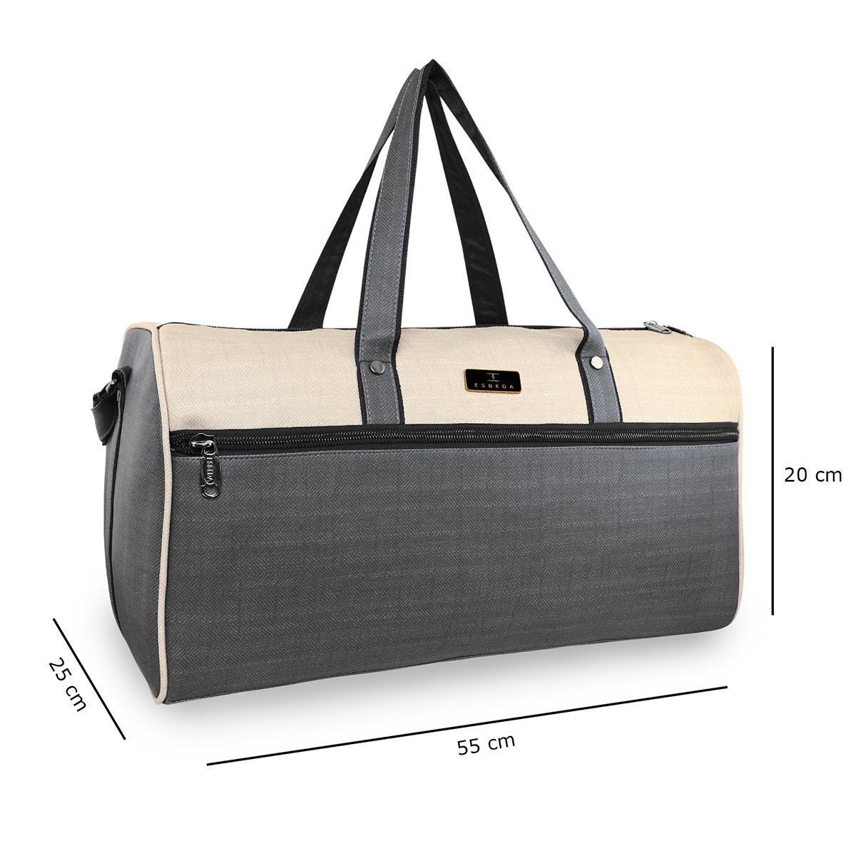 ESBEDA Brown Color Solid Mini Duffle Croco Handbag For Women