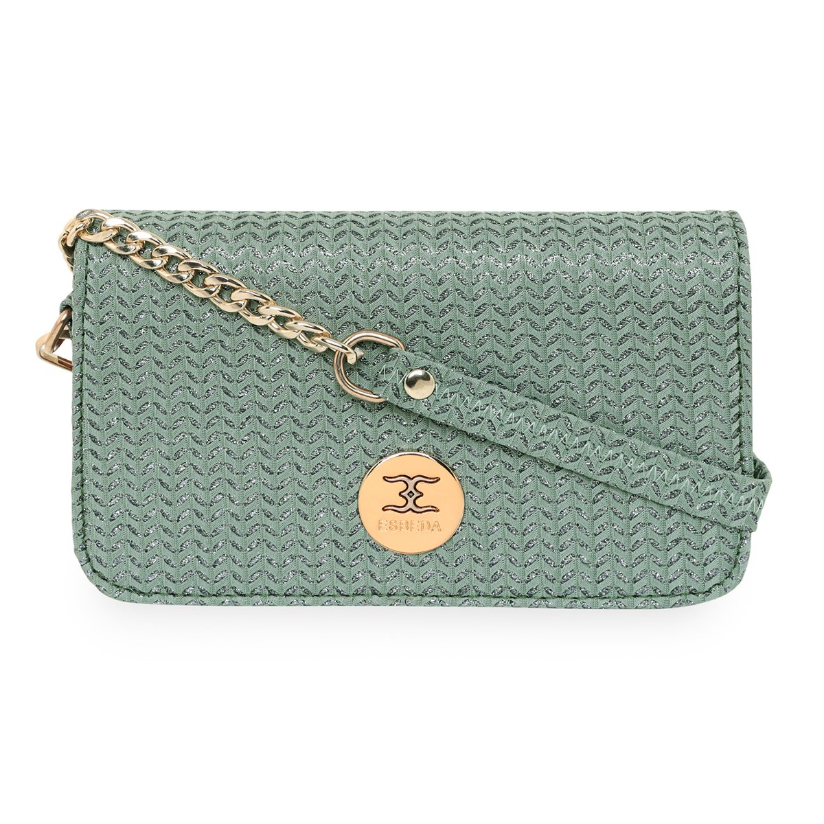 Buy/Send KLEIO Leatherette Multipurpose Wallet Clutch Olive Green Online-  FNP