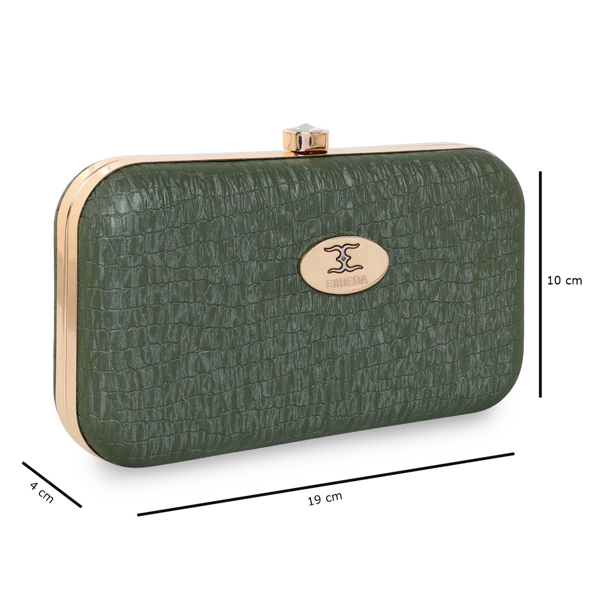 Braided Olive Green Clutch - Shop CINDY ZHANG Clutch Bags - Pinkoi
