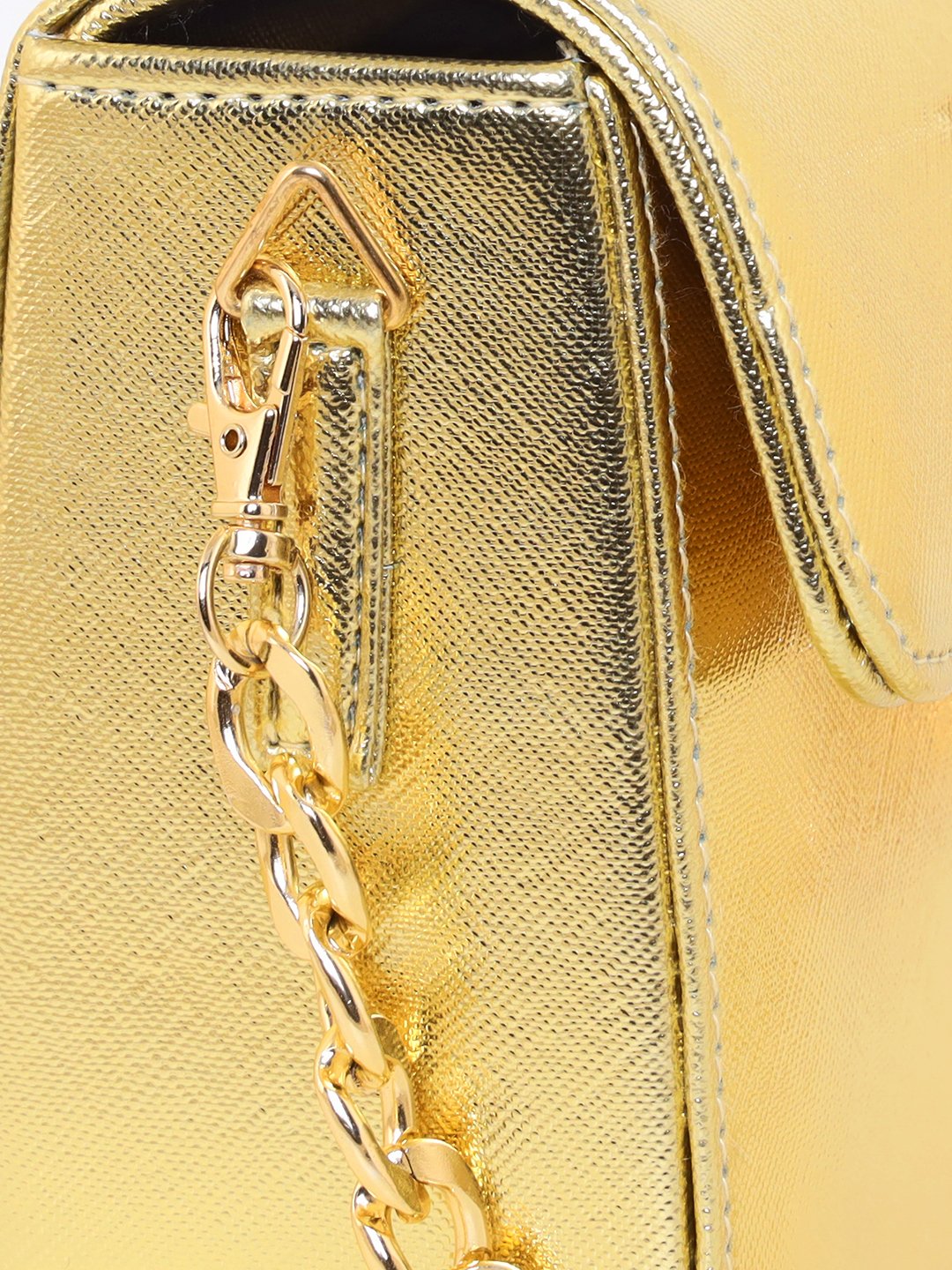 ESBEDA Gold Color Hotty Alphabet Personalized Crossbody Slingbag
