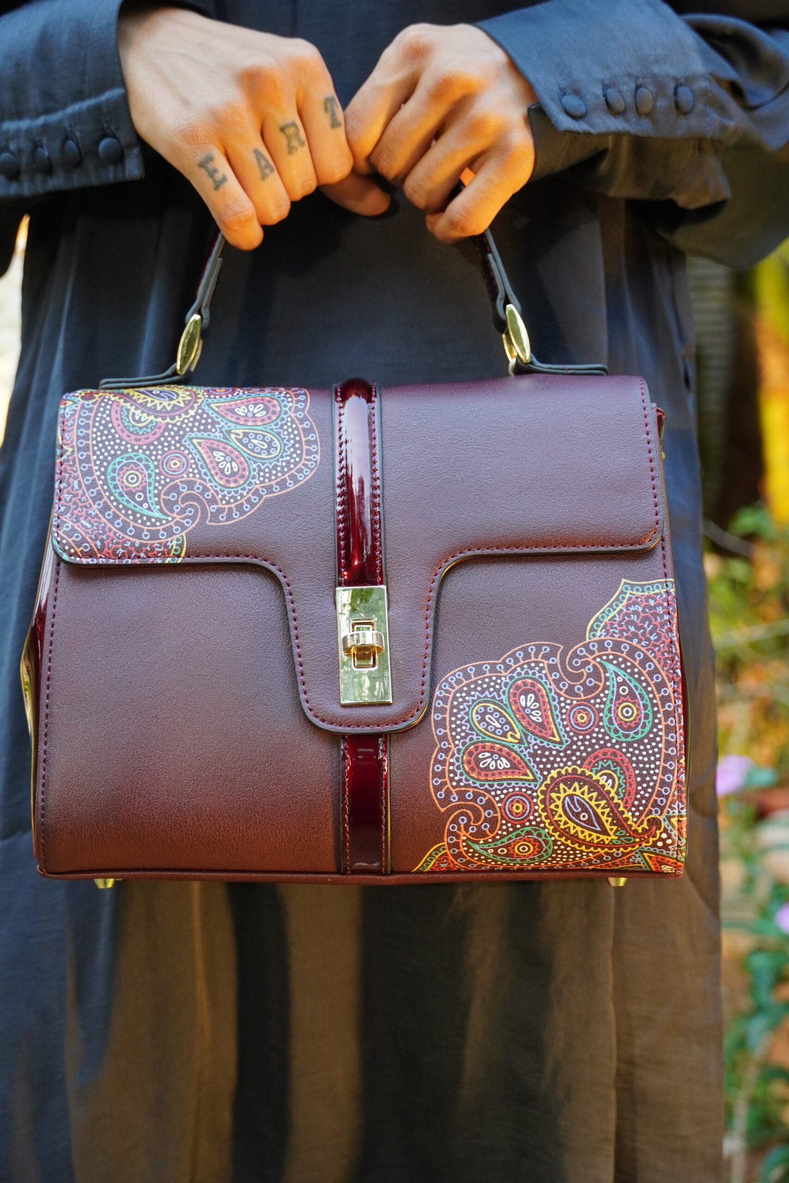Buy ESBEDA Women Red Solid Handheld Bag - Handbags for Women 2453911 |  Myntra