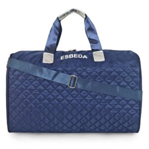 ESBEDA Blue Color Quilted Weekender Duffle Bag For Unisex