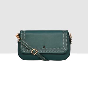 ESBEDA Green Color Structured Elegant Sling Bag For Women