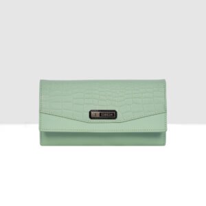 ESBEDA Pista Color Croco Embossed Wallet For Women