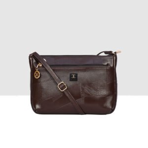 ESBEDA Brown Color Stylish Textured Sling Bag For Women