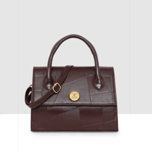 ESBEDA Brown Color Elegant Top Handle Handbag For Women